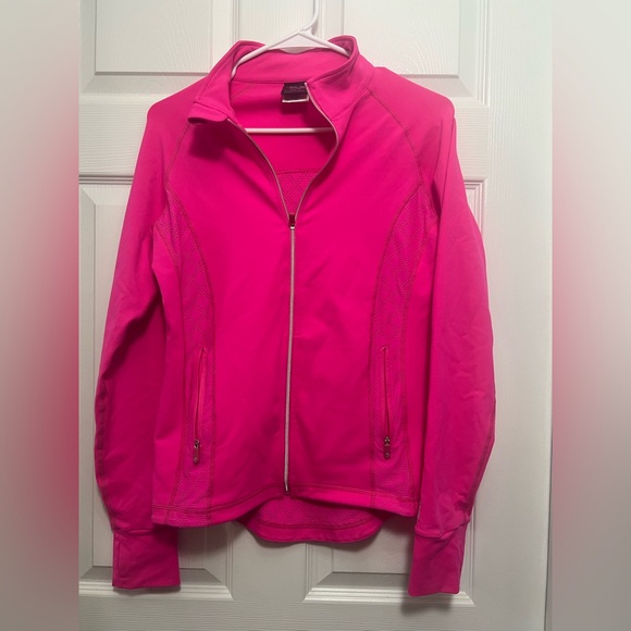 One Active Jackets & Blazers - Michelle Bridges One Active Hot Pink Athletic Jacket Size 12 AUS/Size 8 USA